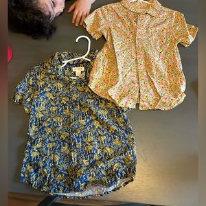 Cute button down 4t shirts boys